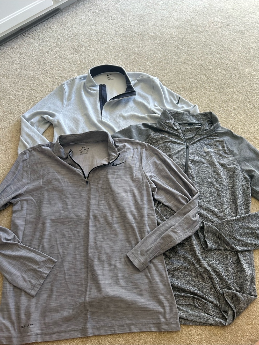 Nike Men’s Golf Quarter-Zip Performance Pullover 3 bundle